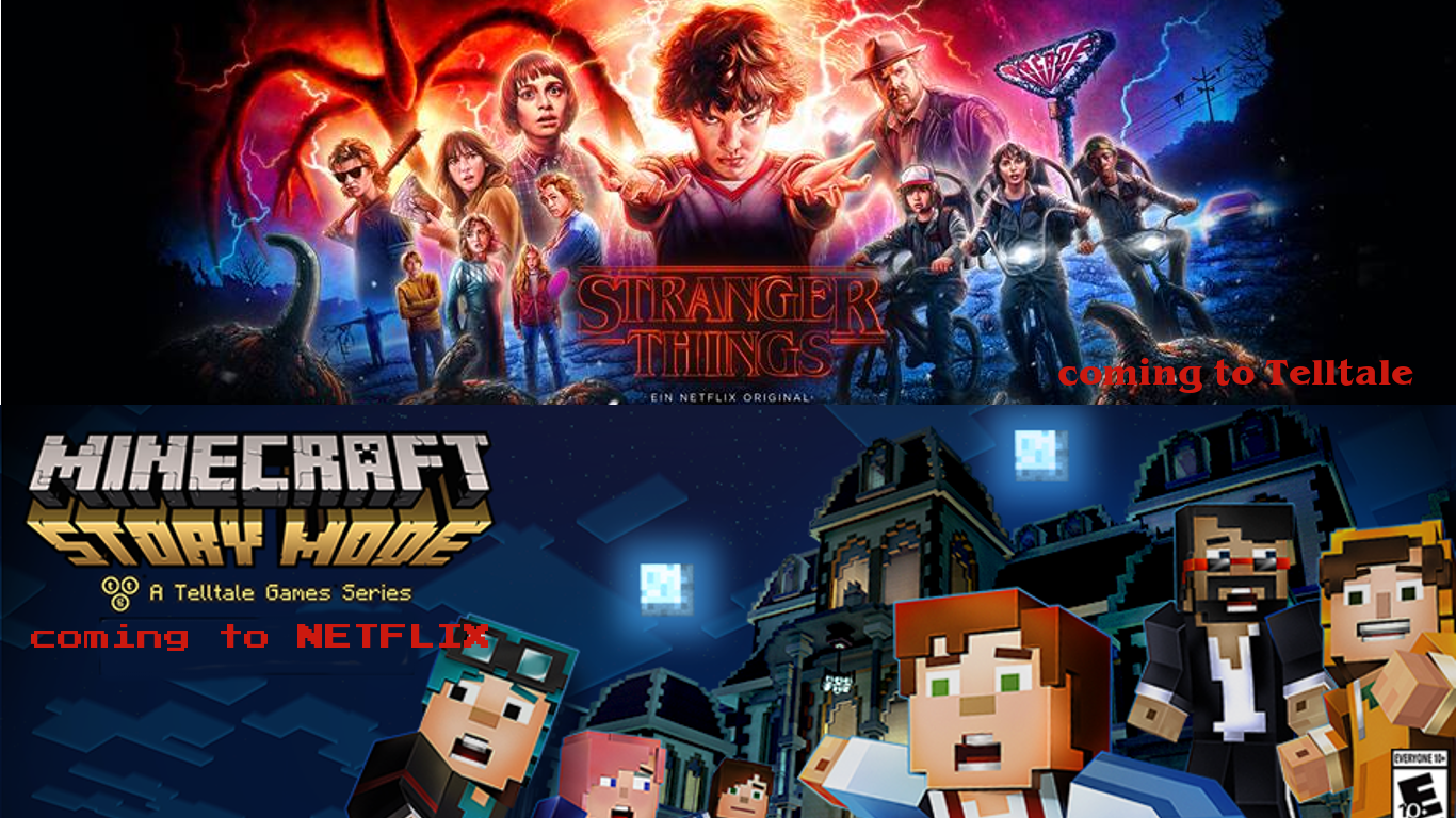 Netflix & Telltale Games to deliver Minecraft, Stranger Things